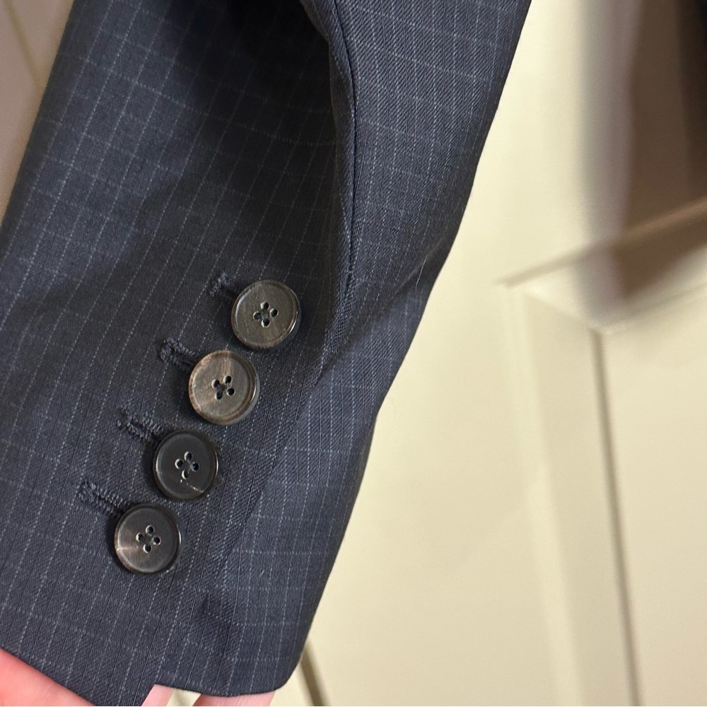 NWT The Kooples Men's Wool Navy Slim Fit Unlined Suit Jacket Blazer 46 $580 - Picture 14 of 16